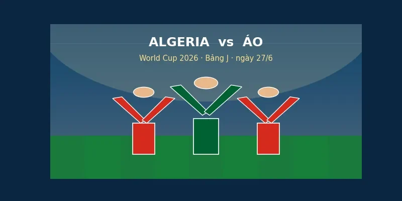 Soi kèo Algeria vs Áo ngày 27/6 World Cup 2026