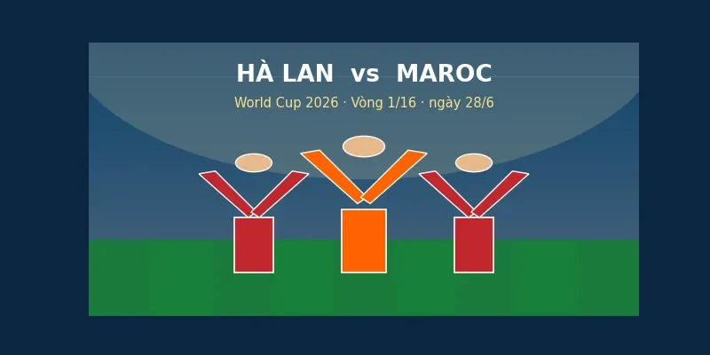 Soi kèo Hà Lan vs Maroc ngày 28/6 World Cup 2026