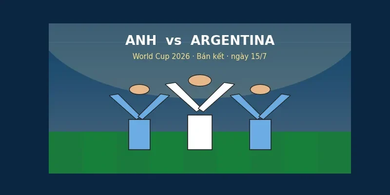 Nhận định trận đấu Anh vs Argentina