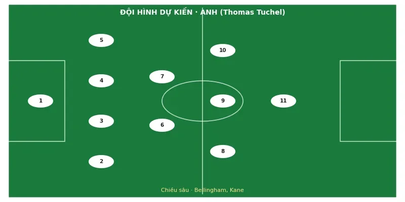 Soi kèo bóng đá Anh vs Argentina ngày 15/7 3 Đội hình ra sân dự kiến Anh vs Argentina
