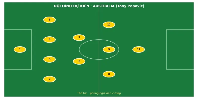 Soi kèo bóng đá Australia vs Ai Cập ngày 3/7 3 Đội hình ra sân dự kiến Australia vs Ai Cập