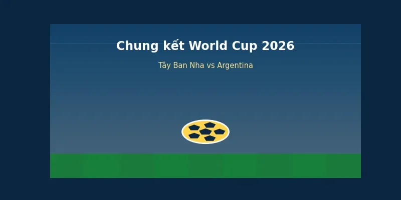 Chung kết World Cup 2026: Tây Ban Nha vs Argentina