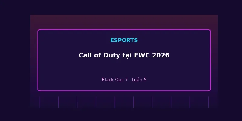 Call of Duty tại Esports World Cup 2026