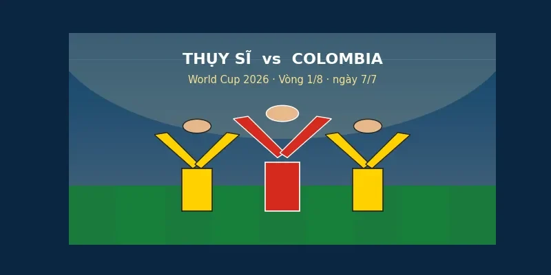 Nhận định trận đấu Thụy Sĩ vs Colombia