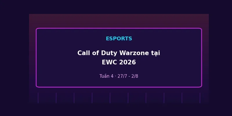 Call of Duty Warzone tại Esports World Cup 2026